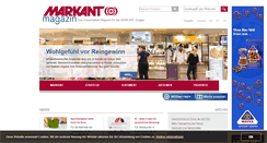 Desktop Screenshot of markant-magazin.com