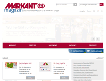 Tablet Screenshot of markant-magazin.com